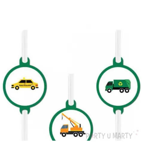 slomki papierowe samochodziki congee 20 cm 6 szt