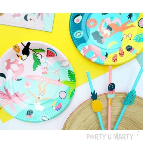 slomki papierowe summer lets party godan 6 szt