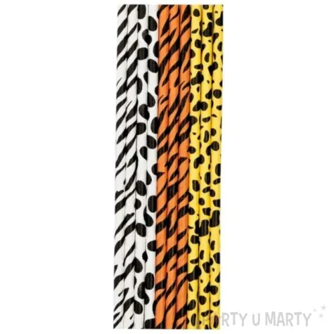 slomki papierowe urodzinowe safari mix partypal 20 cm 10 szt