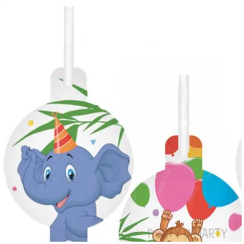 slomki papierowe zwierzeta safari procos 22 cm 4 szt