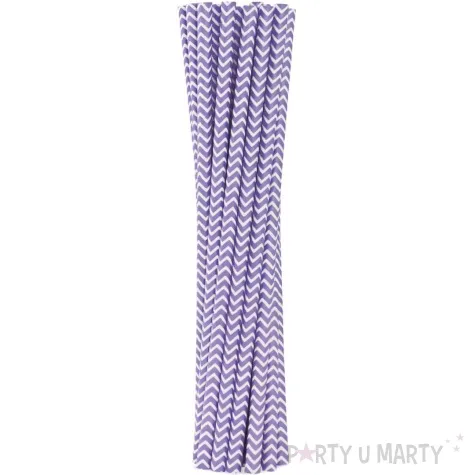 slomki papierowe zygzaki liliowy godan 19 7 cm 40 szt