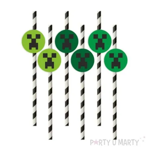 slomki piksele zielone mix 19 5 cm 6 szt