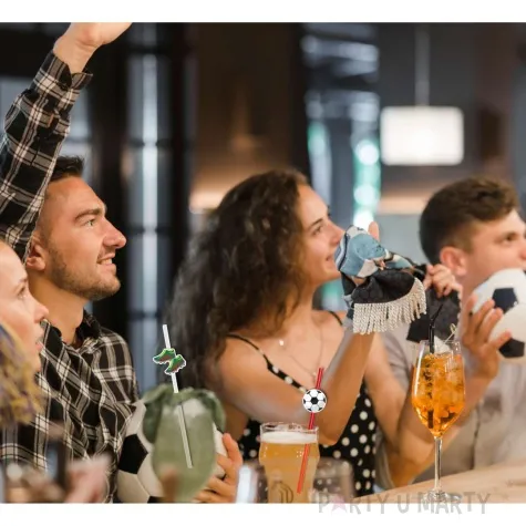 slomki pilka nozna polska bialo czerwone 19 5 cm 6 szt