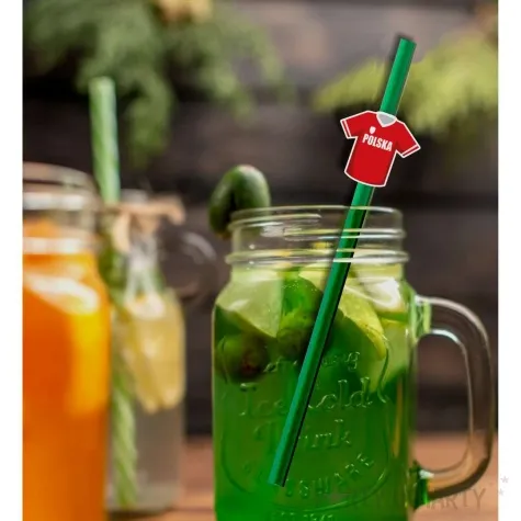 slomki pilka nozna polska zielone 19 5 cm 6 szt