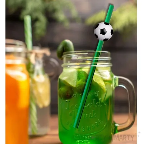 slomki pilka nozna zielone 19 5 cm 6 szt