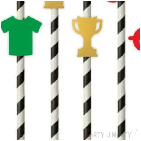 slomki pilkarski mix bialo czarne 19 5 cm 6 szt