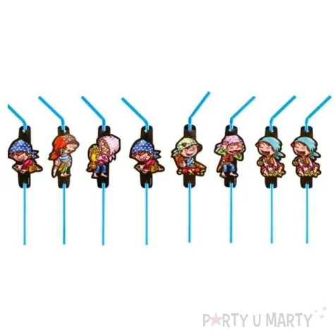 slomki piraci amscan 23 cm 8 szt