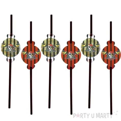 slomki pirackie czaszki folat 21 cm 6 szt