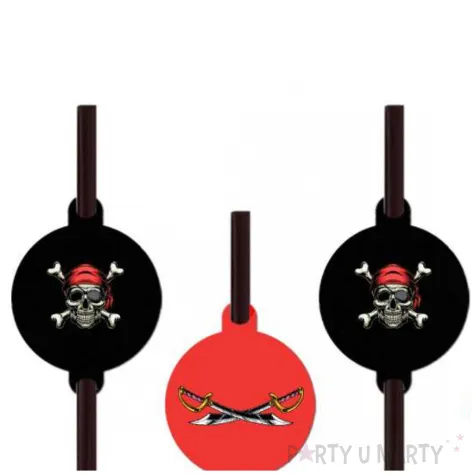 slomki pirat czarny congee 20 cm 6 szt