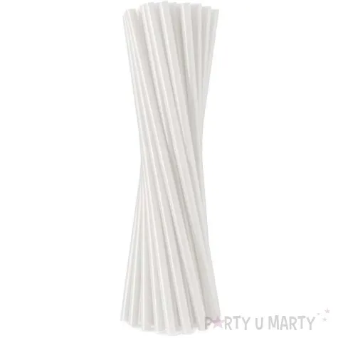 slomki proste classic grube biale godan 8 mm 24 cm 20 szt