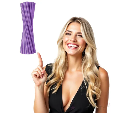 slomki proste classic grube fioletowe godan 24 cm 20 szt