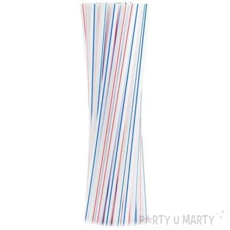 slomki proste grube 24 cm biale paski 500 szt