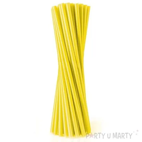 slomki proste grube 24 cm zolte 8 mm 20 szt