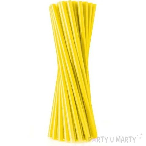 slomki proste jumbo grube zolte godan 24 cm 100 szt