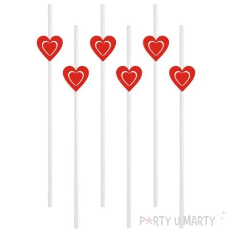 slomki serca 24 cm transparentne 6 szt