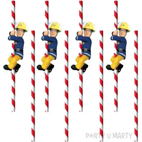 slomki strazak sam amscan 24 cm 8 szt