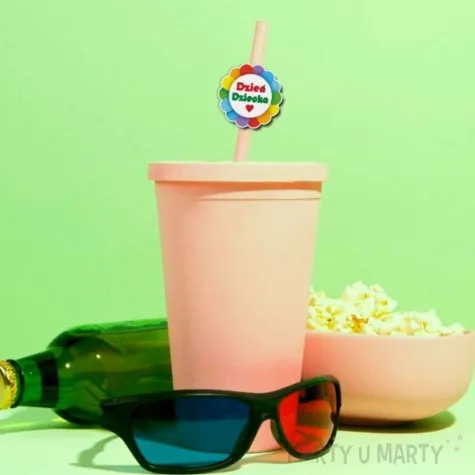 slomki teczowy dzien dziecka pastelowe 6 szt