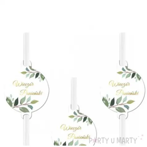 slomki wieczor paniensk listkii bialy congee 20 cm 6 szt