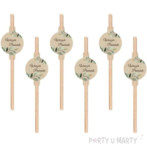 slomki wieczor paniensk listkii kraftowy congee 20 cm 6 szt