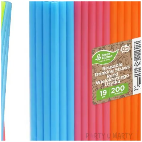 slomki wielorazowe klasyczne mix godan 19 cm 200 szt