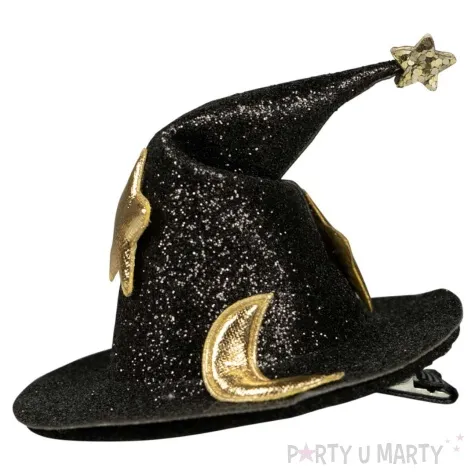 spinka do wlosow kapelusz czarownicy czarny arpex