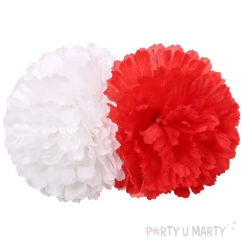 spinka do wlosow kwiaty polska bialy czerwony godan