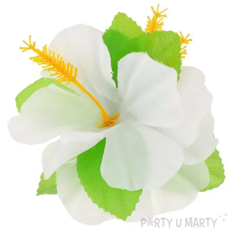 spinka hawajska aloha kwiaty biala godan