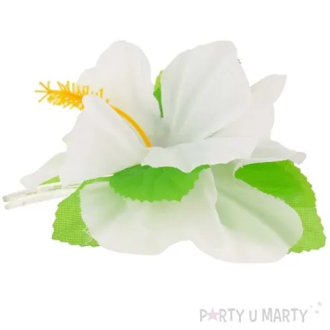 spinka hawajska aloha kwiaty biala godan