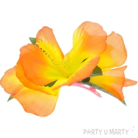 spinka hawajska aloha kwiaty pomaranczowa godan