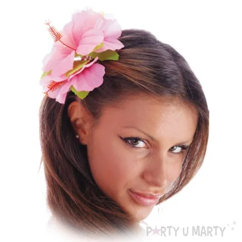 spinka hawajski kwiat rozowa carnival toys