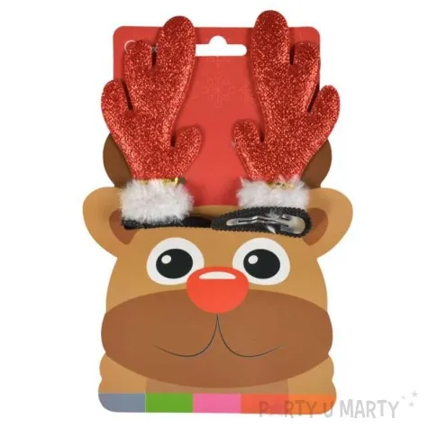 spinki do wlosow mini rogi renifera arpex 2 szt