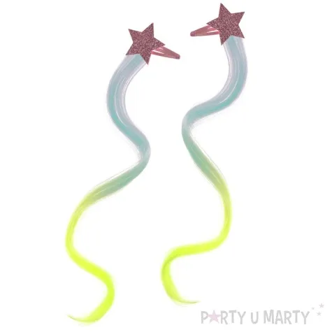 spinki pasemka gwiazdki niebiesko zolty arpex