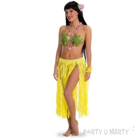 spodnica hawajska dluga zolta carnival toys 70 cm