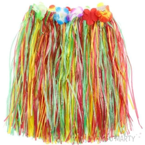 spodnica hawajska krotka kolorowa godan 40 cm