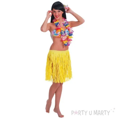 spodnica hawajska krotka zolta carnival toys 45cm