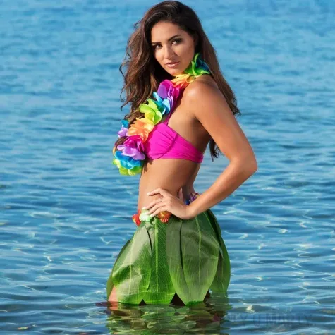 spodnica hawajska liscie palmy boland 40 cm