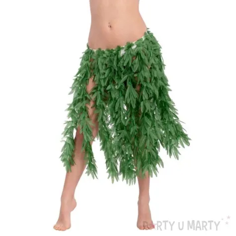spodnica hawajska liscie zielone carnival toys 70 cm