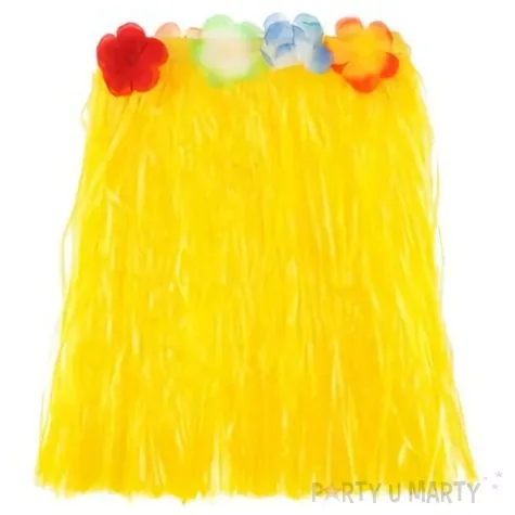 spodnica hawajska zolta party tino 45 cm