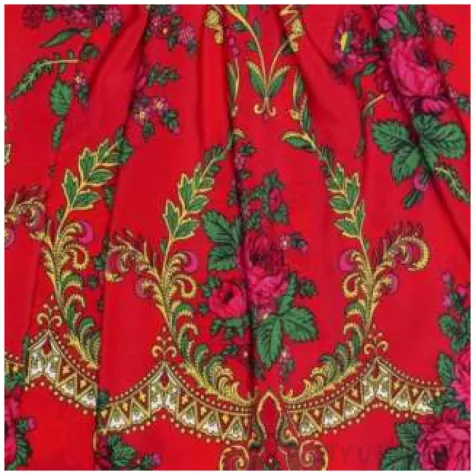 spodniczka ludowe wzory czerwona kraszek 110 116