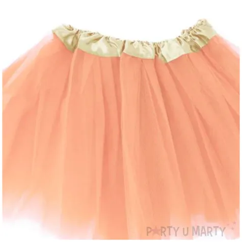 spodniczka tutu classic brzoskwiniowy partypal 30 cm