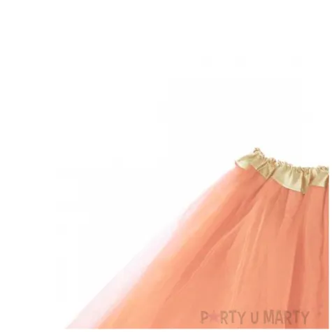 spodniczka tutu classic brzoskwiniowy partypal 40 cm