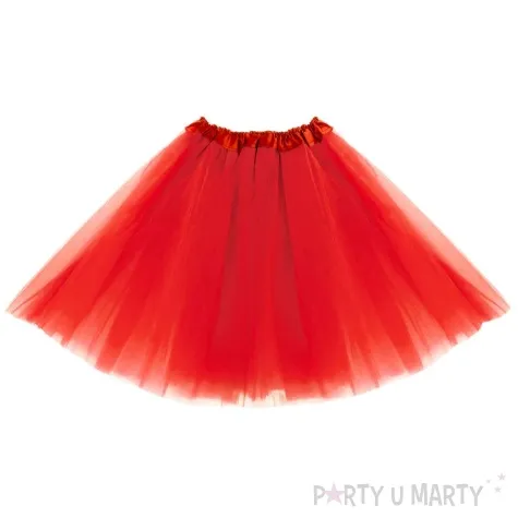 spodniczka tutu classic czerwony partypal 40 cm