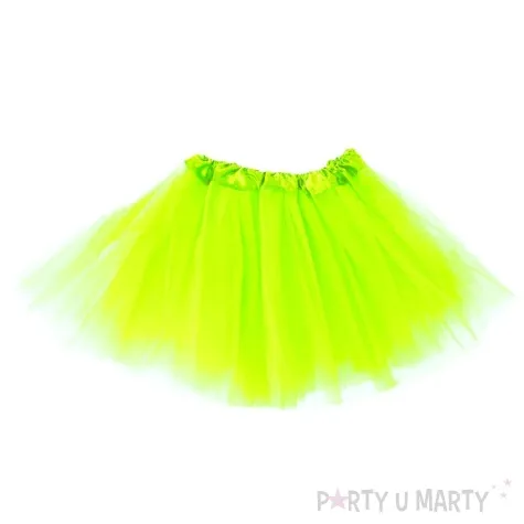 spodniczka tutu classic limonkowy partypal 30 cm