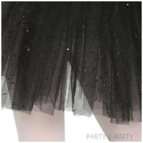 spodniczka tutu classic shine czarna guirca 31 cm