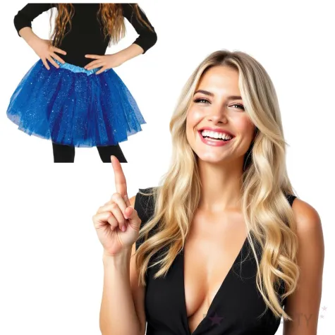 spodniczka tutu classic shine granatowa guirca 30 cm