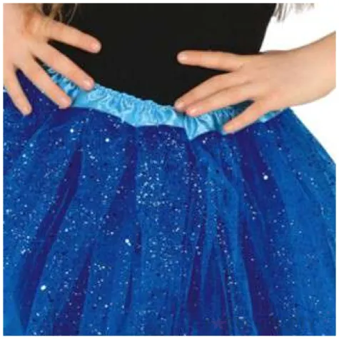 spodniczka tutu classic shine granatowa guirca 30 cm