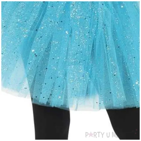 spodniczka tutu classic shine niebieska guirca 31 cm