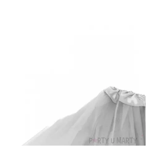spodniczka tutu classic srebrny partypal 30 cm