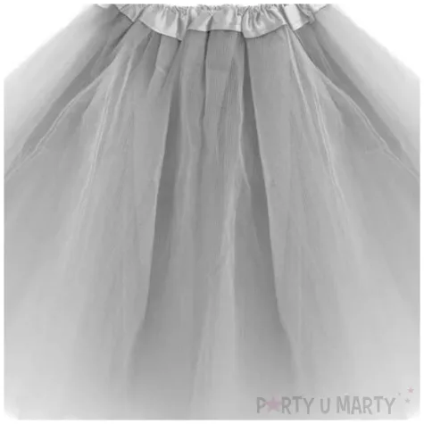 spodniczka tutu classic szary partypal 40 cm