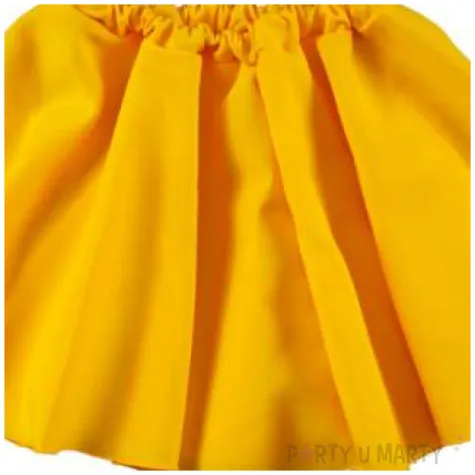 spodniczka zolta tancereczka strech kraszek 33 cm